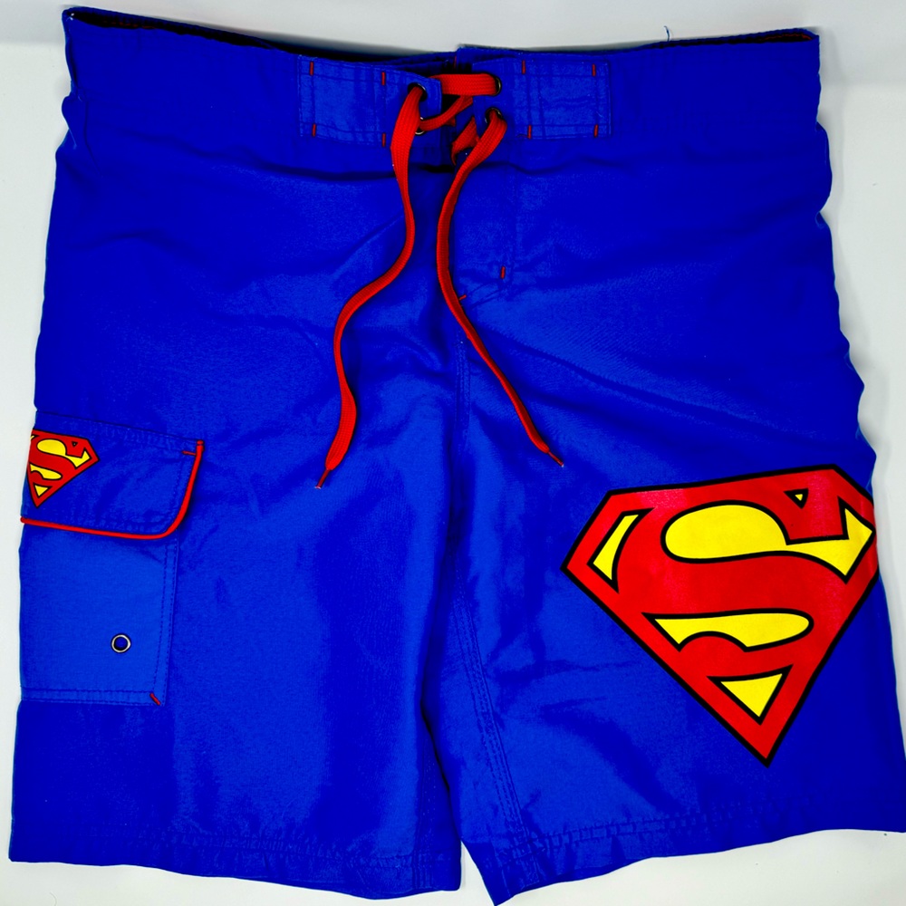 Superman swim shorts